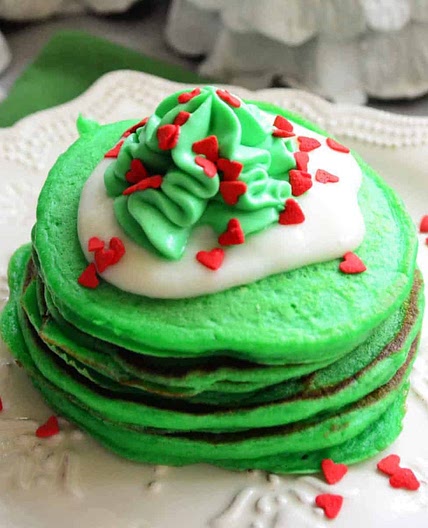 Grinch Pancakes