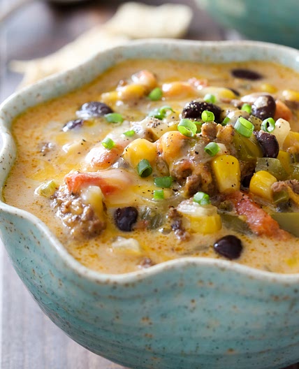 Slow Cooker Nacho Soup