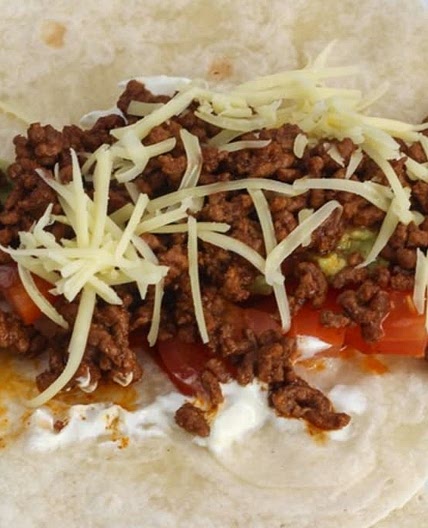 Veggie taco wraps