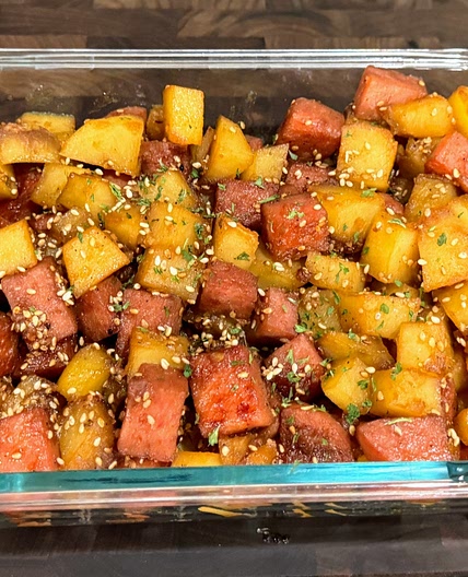 Braised Potato Spam
