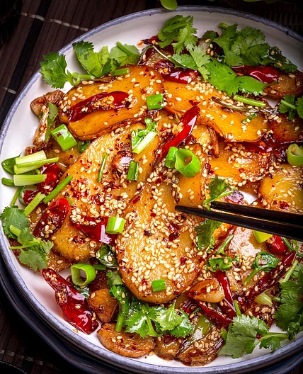 Chinese Spicy potato