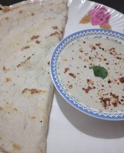 लेफ्टओवर राईस डोसा (rice dosa recipe in hindi)