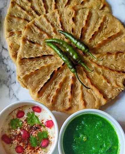 खोबा रोटी (Khoba Roti recipe in Hindi)