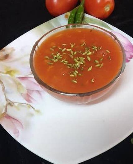 टमाटर सौंफ का सूप (Tomato Saunf Soup Recipe In Hindi)