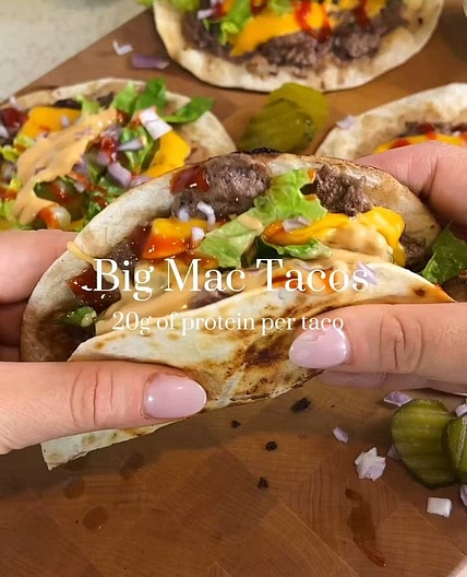 Tacos big mac plus sains et facile