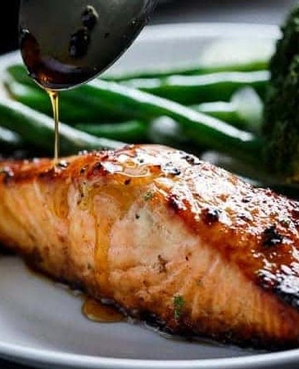 Browned Butter Honey Garlic Salmon