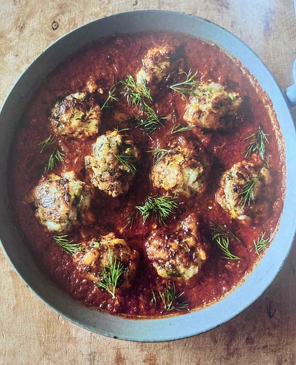 Fish koftas in Chilli and tomato sauce