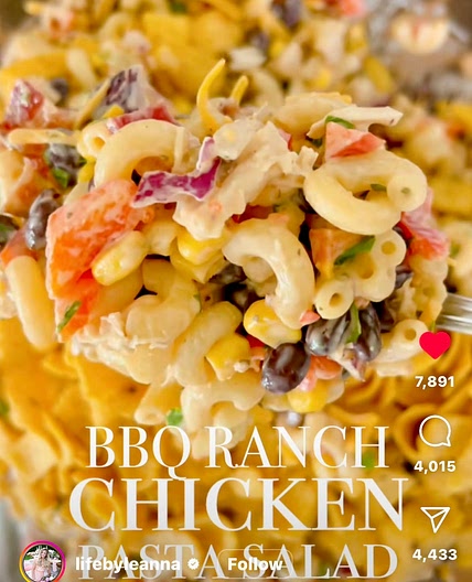 BBQ Ranch Ckn Pasta Salad