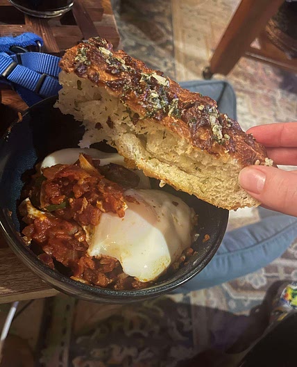 Same day Garlic and Cheese stuffed Focaccia Bread