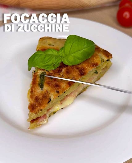 🥒 FOCACCIA DI ZUCCHINE 2 INGREDIENTI ❌ Senza uova, direttamente 