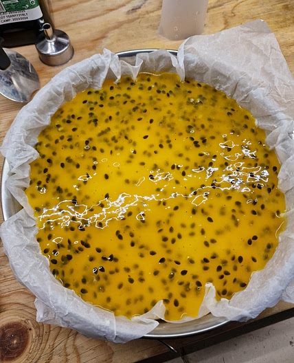 Cheesecake al frutto della passione