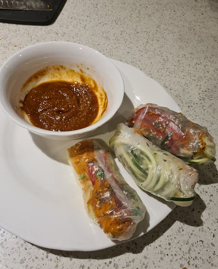 Zoodle Summer Rolls