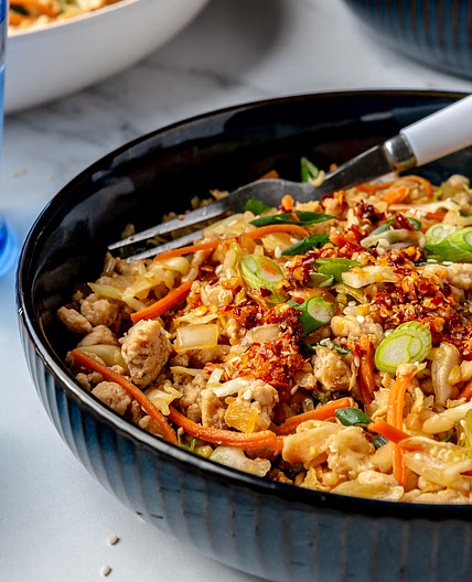 One Pot Egg Roll Bowls