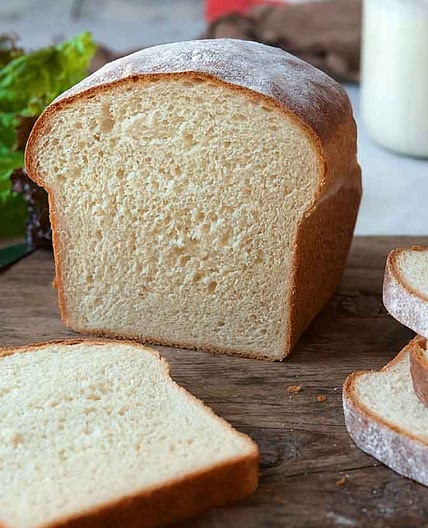 sourdough sandwich bread (king arthur but for 9.5 x 5 loaf pan)