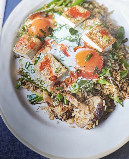 Arroz vegetariano frito