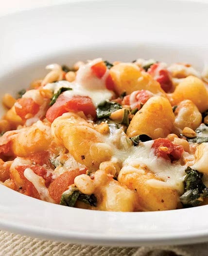 Skillet Gnocchi with Chard & White Beans
