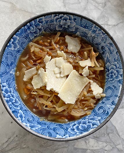Cabbage and Farro Soup
