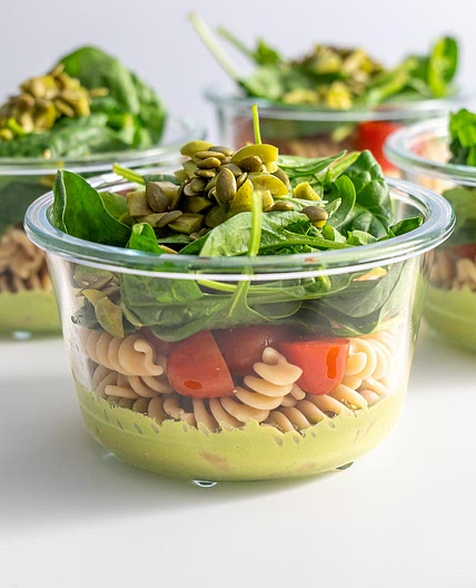 Creamy Pistachio Pesto Pasta Salad