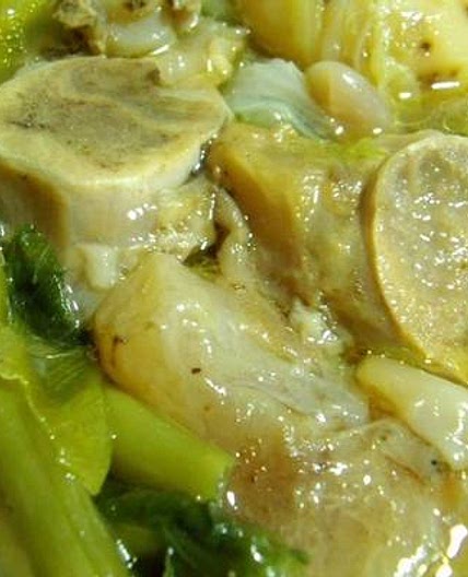 Beef Tendon Soup with vegetables / Nilaga / Bone Broth