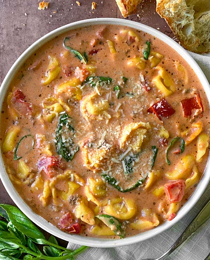 Cajun Tortellini Soup