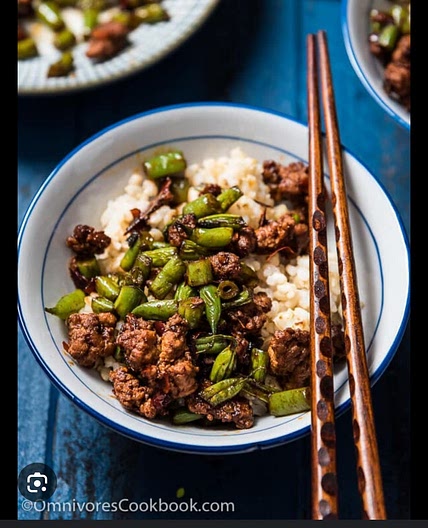 Stir-fried green beans