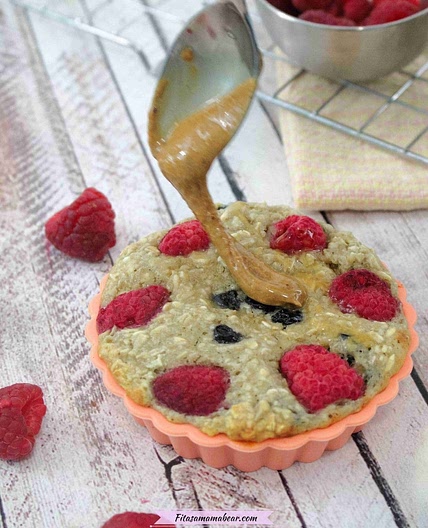 Dairy-Free Baked Protein Oatmeal