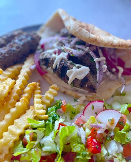 20-Minute Kofta Kabab Naan Wraps