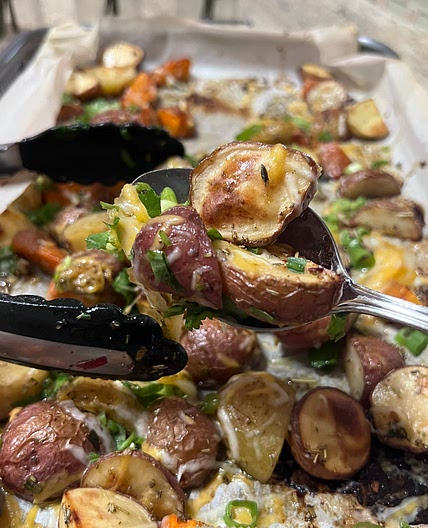 Oven Baked Mini Potatoes | 烤箱迷你土豆