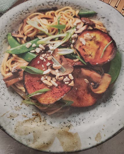 Teriyaki Aubergine and Miso Noodles