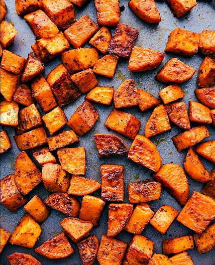 Spiced Sweet potatoes