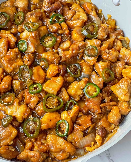 Stir fry Jalapeño chicken