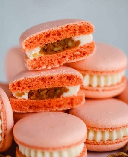 Carrot Cake Macarons