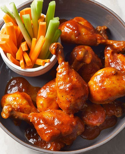 Slow-Cooker Bourbon BBQ Chicken Drumsticks
