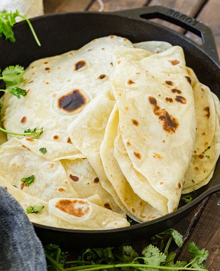 Authentic Homemade Flour Tortillas