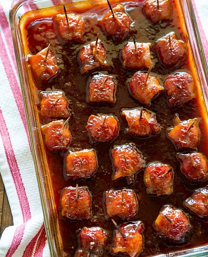 Bacon Wrapped Water Chestnuts