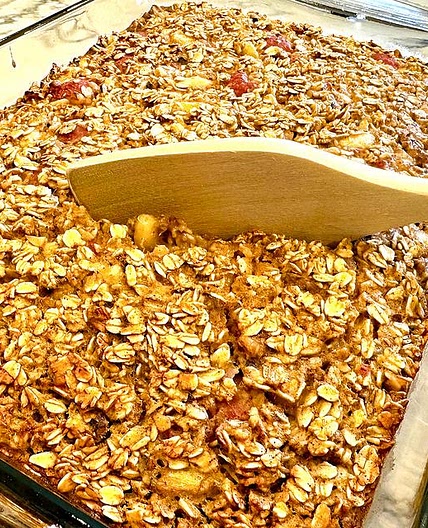 Raspberry Baked Oatmeal