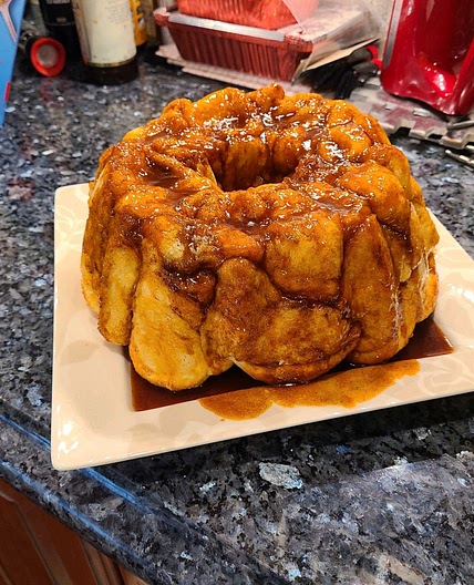 Pull apart coffee cake 