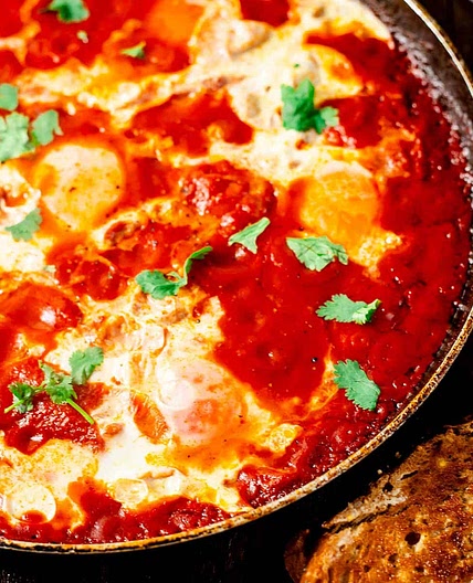 Moroccan shakshuka - Shakshuka with Harissa