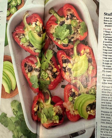 Stuffed Peppers (or Burrito Filling)