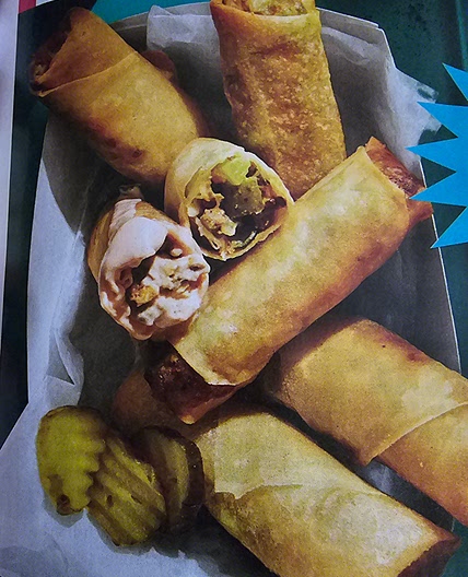 Cheeseburger Spring Rolls