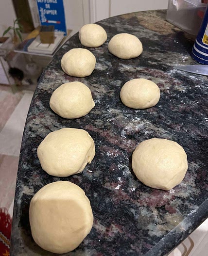 Pão de Batata com Queijo + Requeijão