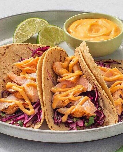 Salmon Tacos with Pineapple Salsa