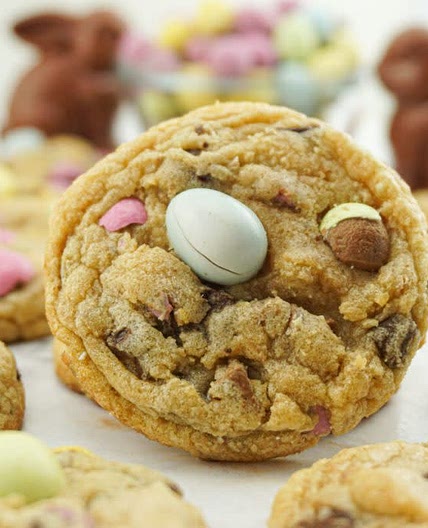 Mini Egg Chocolate Chip Cookies