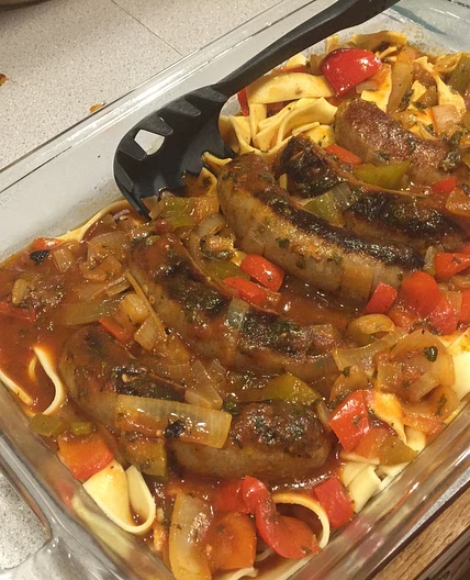 Sausage Cacciatore
