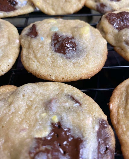 Cadbury egg cookies