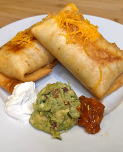 Beef Chimichangas 