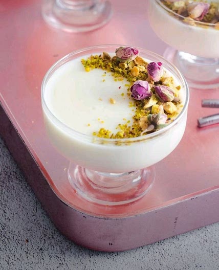 Mhalbi ( rice cream) Algerian dessert 🇩🇿