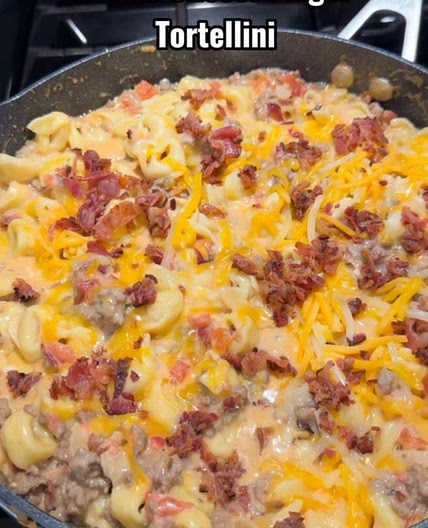Bacon Cheeseburger Tortellini