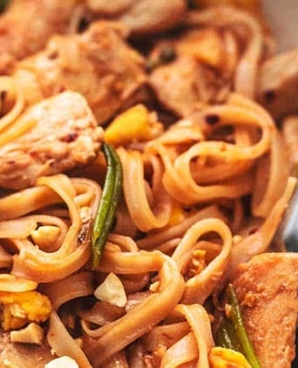 Chicken Pad Thai - Creme De La Crumb