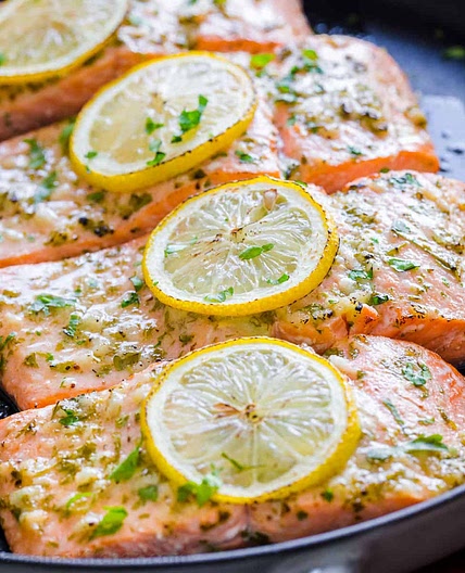 Baked Salmon with the Best Marinade